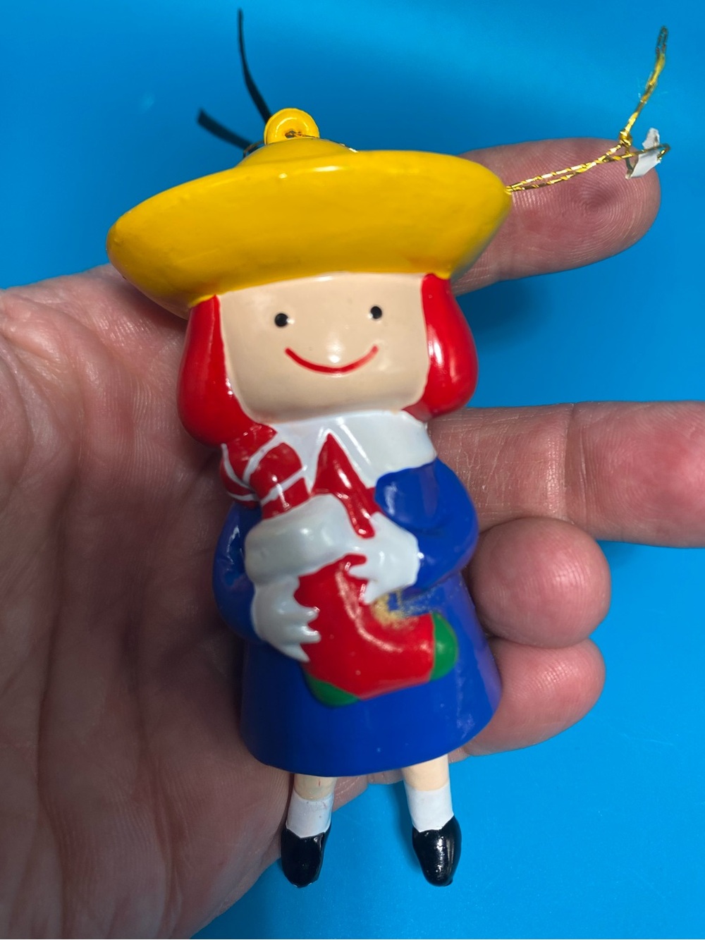 Vintage 1999 Madeline Christmas Holiday Ornament